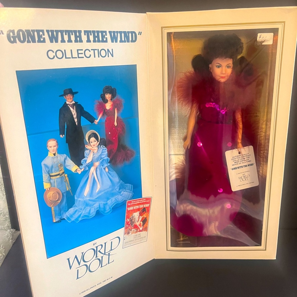 Gone With the Wind World Doll Scarlett in Iconic Red Dress